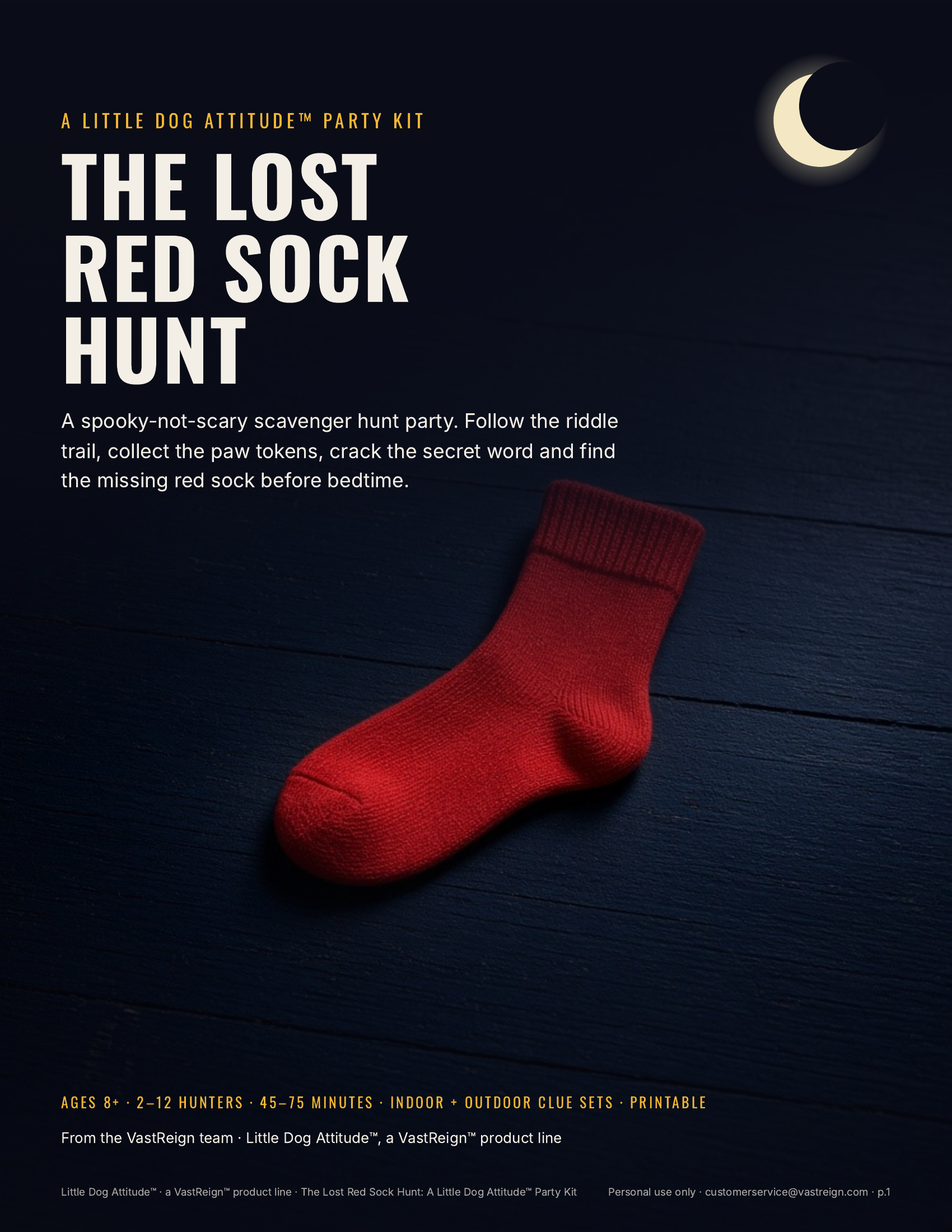 The Lost Red Sock Hunt kit cover